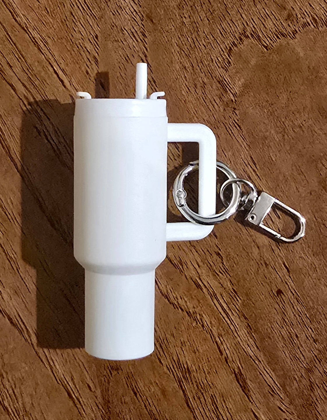 White mini tumbler