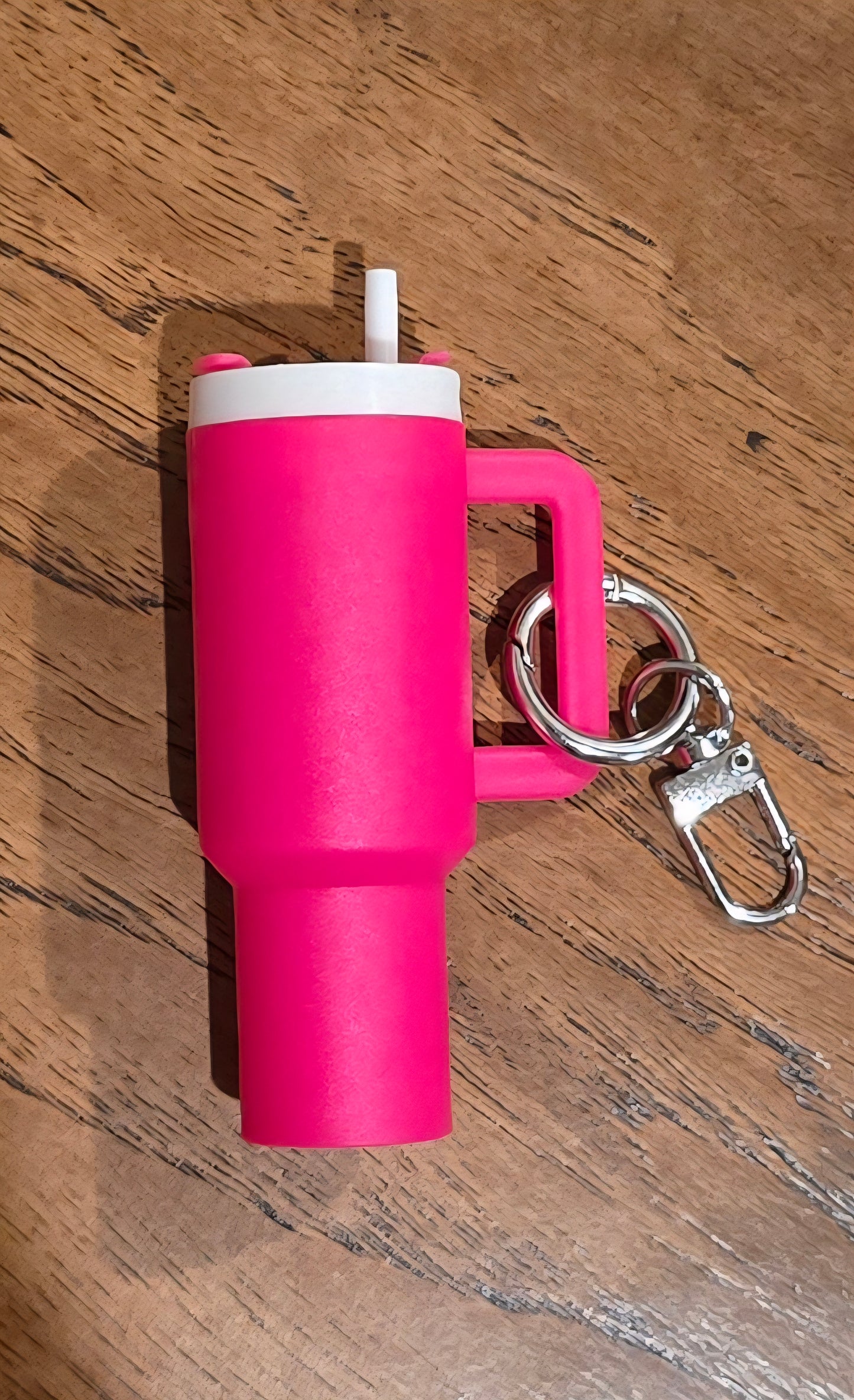 Hot pink mini tumbler